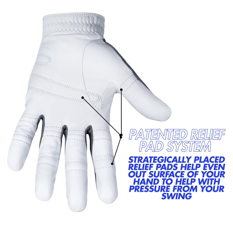 Bionic قفاز جولف بيوينيك للرجال بأداء احترافي من الجلد الفاخر (متوسط/كبير، يد يسار) - Image 4